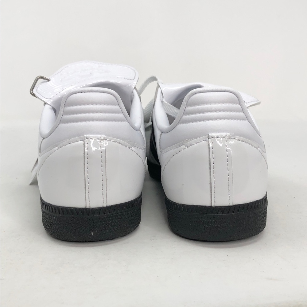 Adidas Samba LT Long Tongue JI2706 Patent Leather White Womens Shoes Size 6.5 - Picture 4 of 13